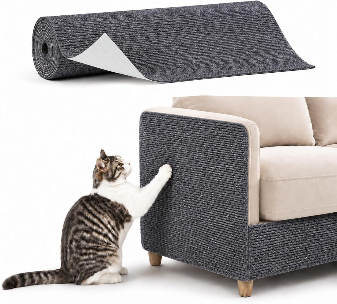 Cat Scratch Furniture Protector Trimmable DIY Self-Adhesive Couch