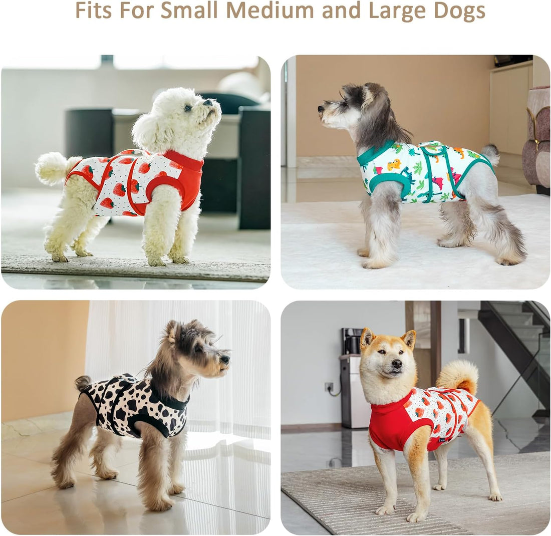 Dog Surgery Recovery Suit,Female Male Dog Onesie for Spay