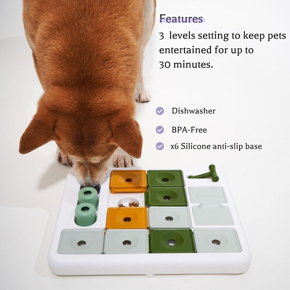 Barkwhiz Dog Puzzle Toy 3 Levels