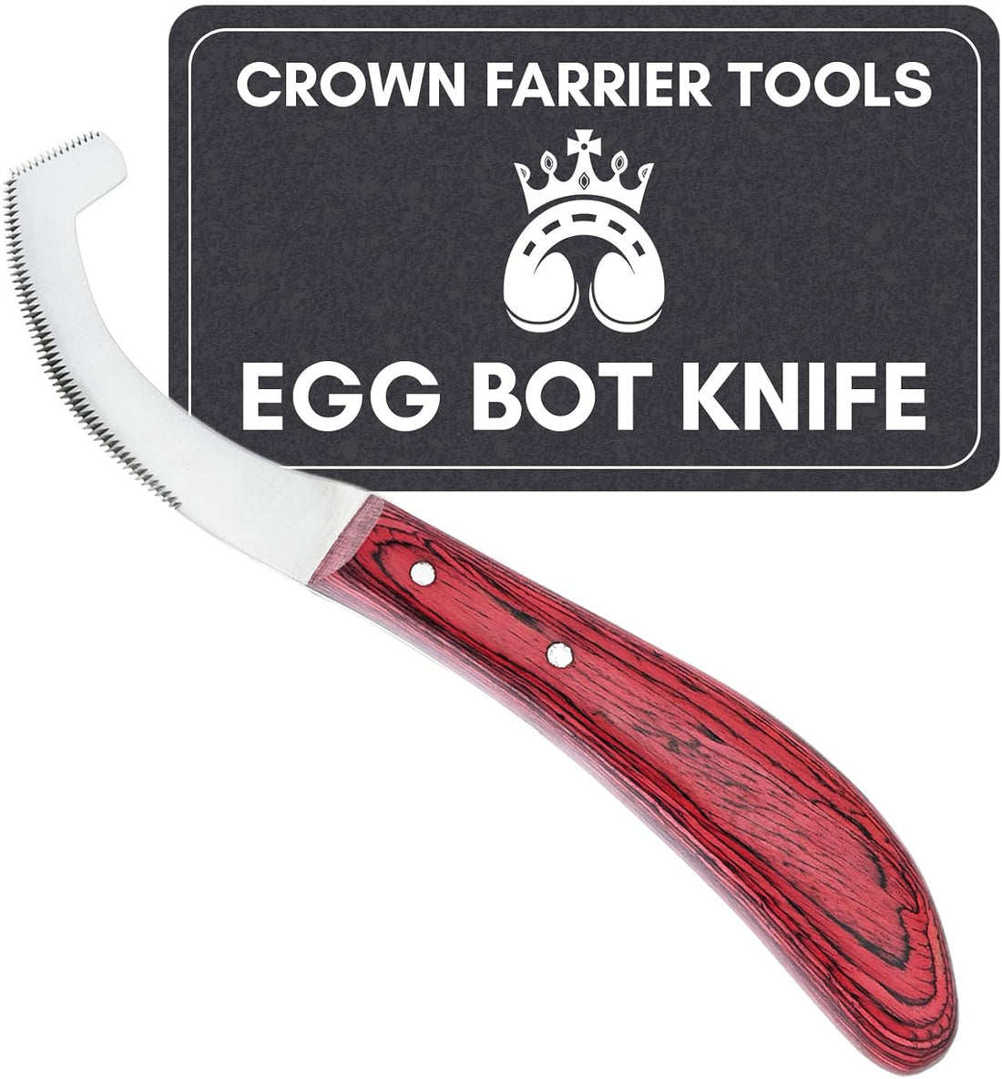 Pro Farrier Grooming Bugs Bot Knife– Stainless Steel Blade