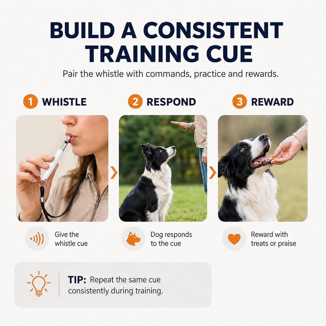2 Pack Dog Whistle, Adjustable Dog Whistle to Stop Barking