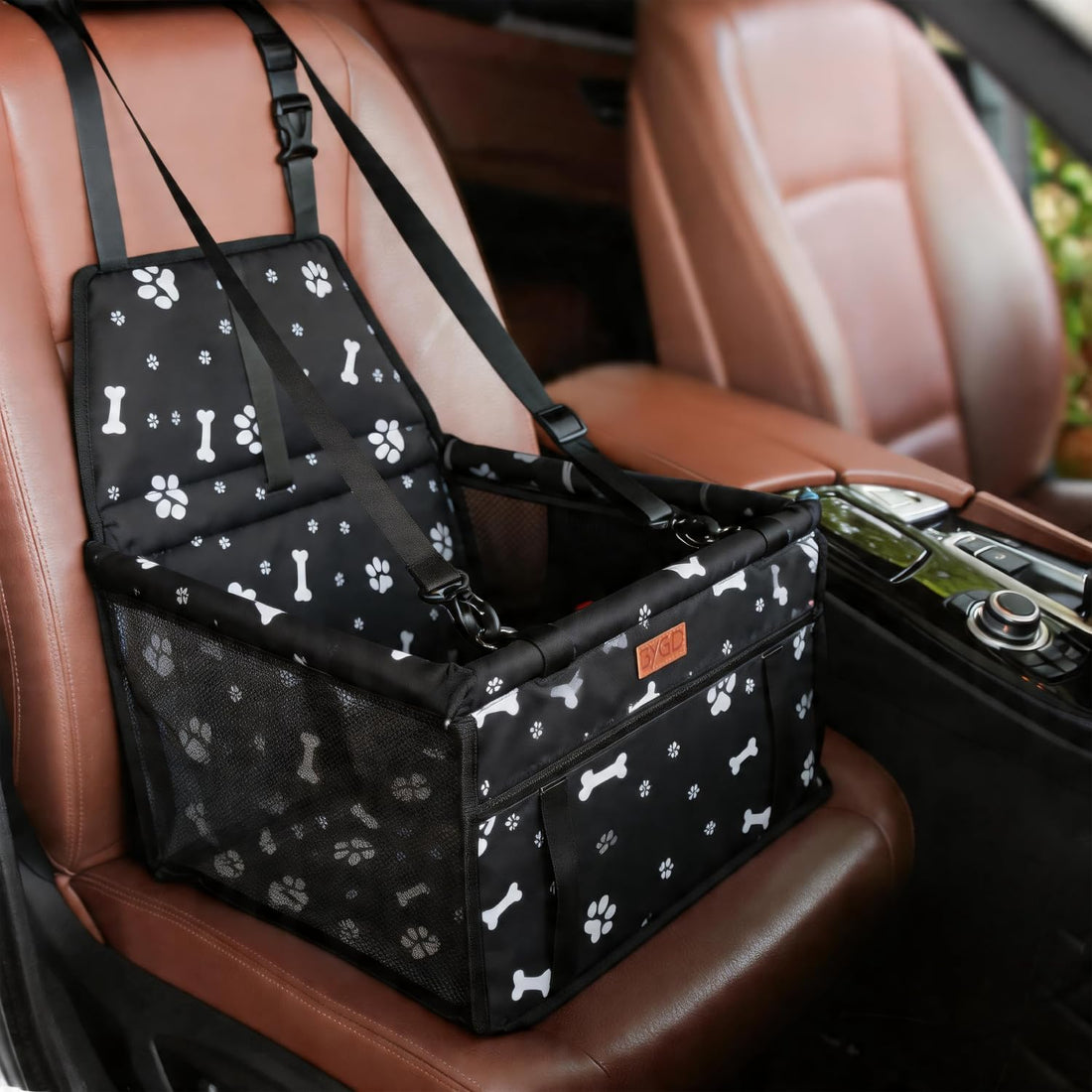BYGD Portable Pet Dog Booster Seat for Small and Medium Pets