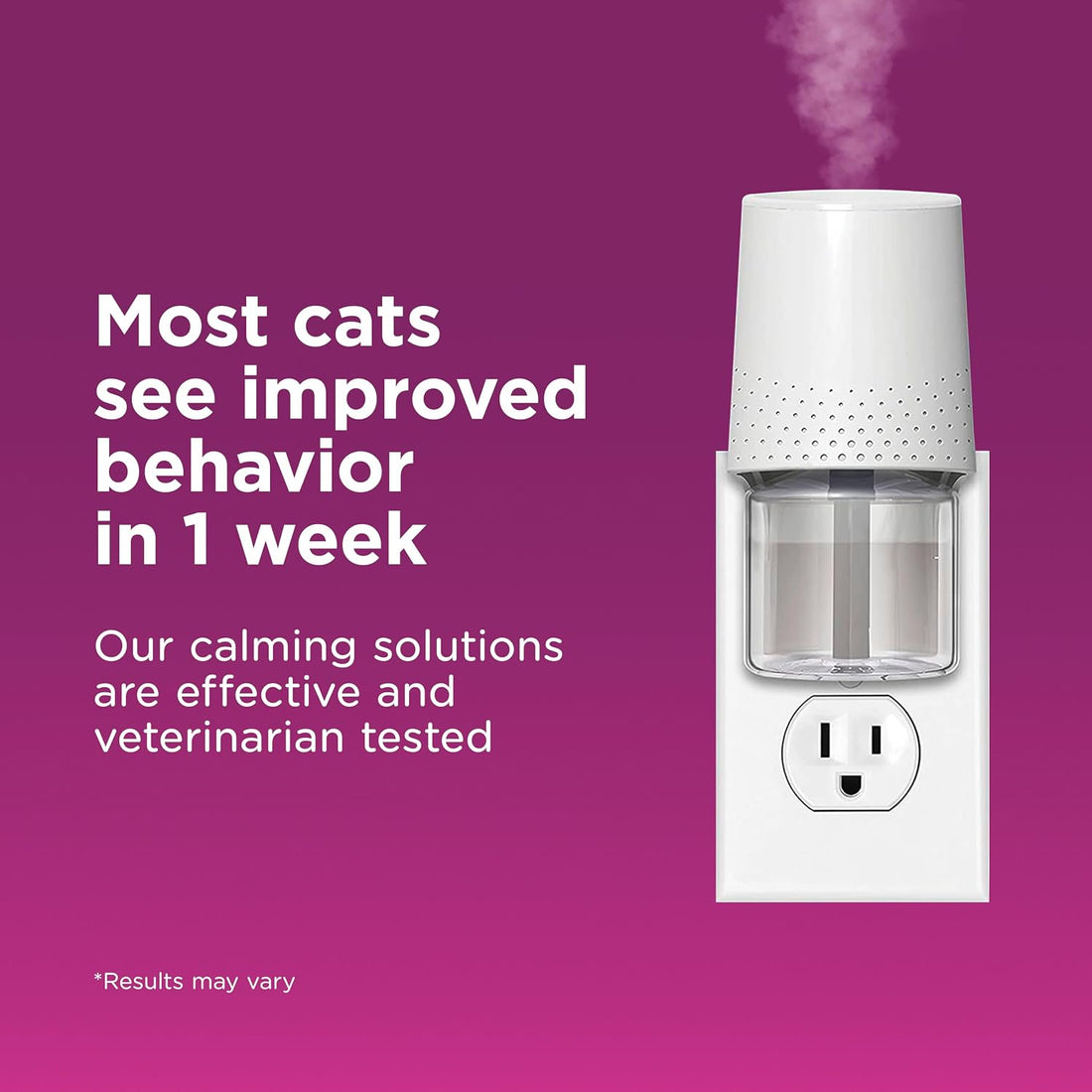 Comfort Zone 60 Day Starter Kit: 1 Cat Calming Diffuser & 2 Refills