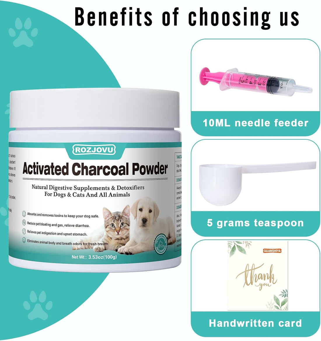 Activated Charcoal for Dogs, Cats, and All Pets