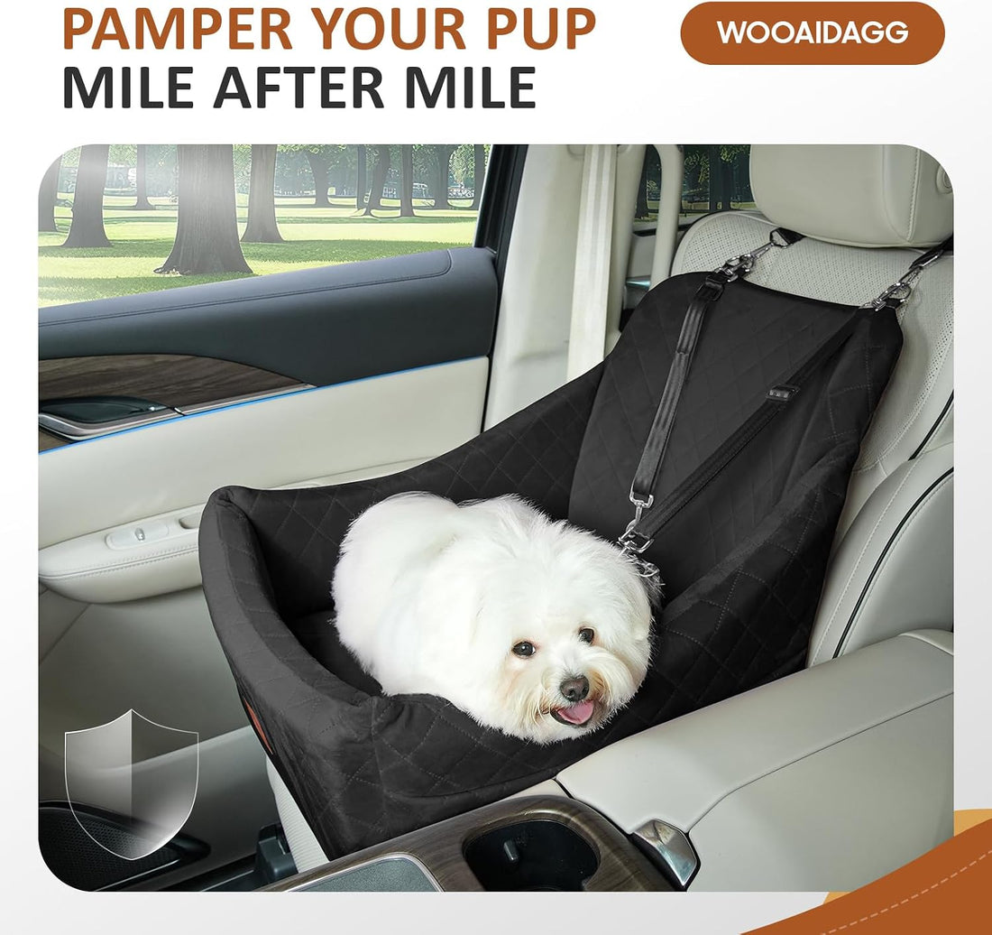WOOAIDAGG Dog Car Seat for Medium Sized Dog,Pet Travel Car Bed