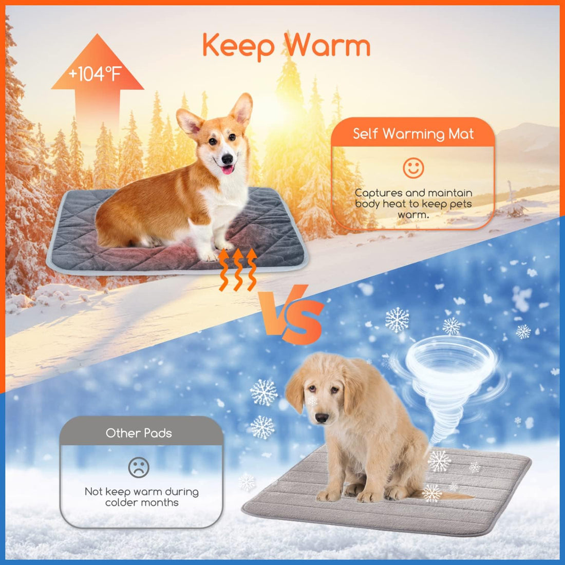 Nobleza Self Warming Pet Mat