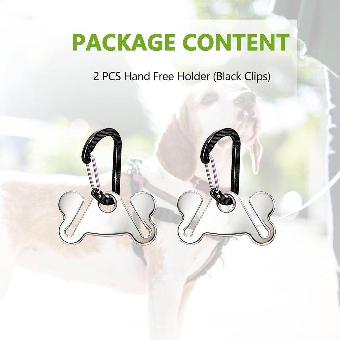 2PCS Dog Poop Bag Holder, Waste Holder for Dispenser Carrier