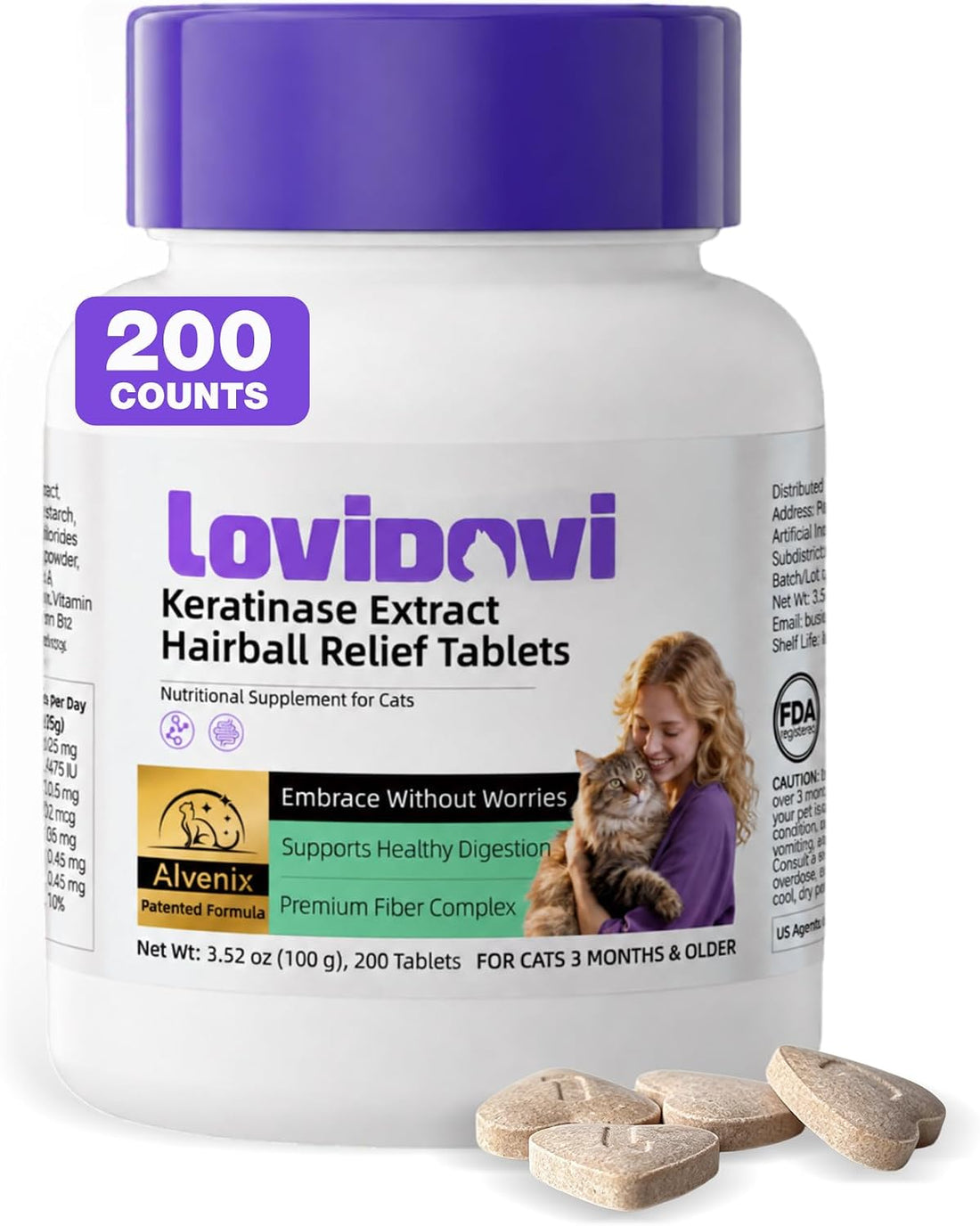 Cat Allergen Reducing Multivitamin Neutralize 4 Fel d Allergens