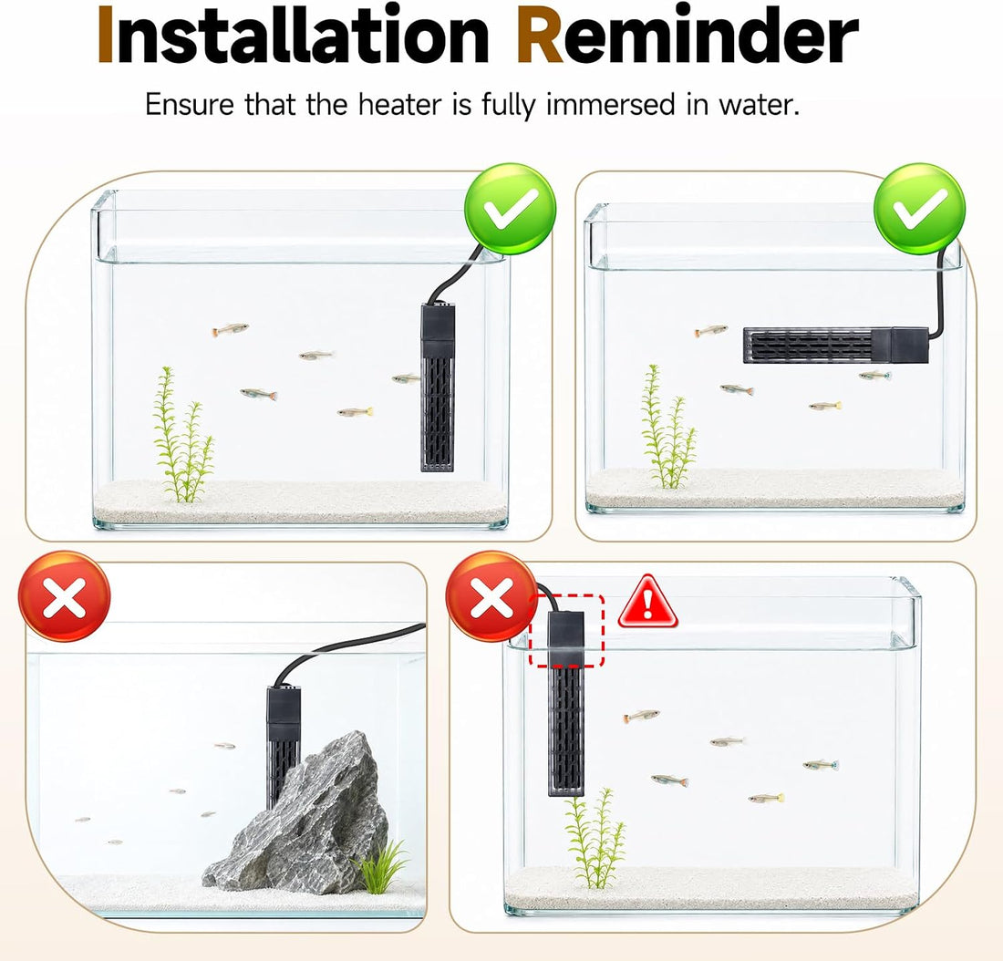 AQQA Ceramic Aquarium Heater 500W