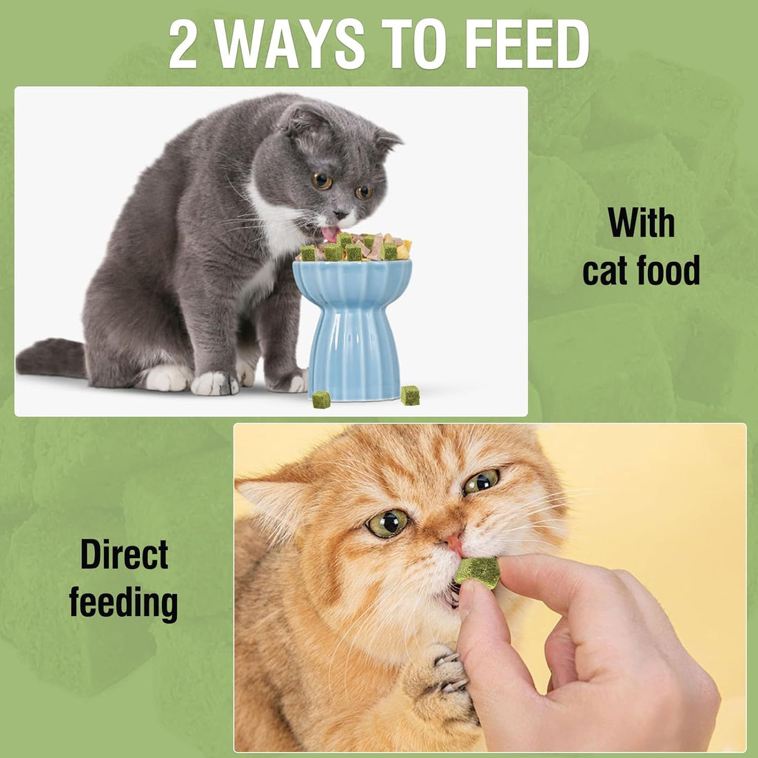 60g/2.13oz Cat Grass Teething Toy Hairballs,Chew Treats