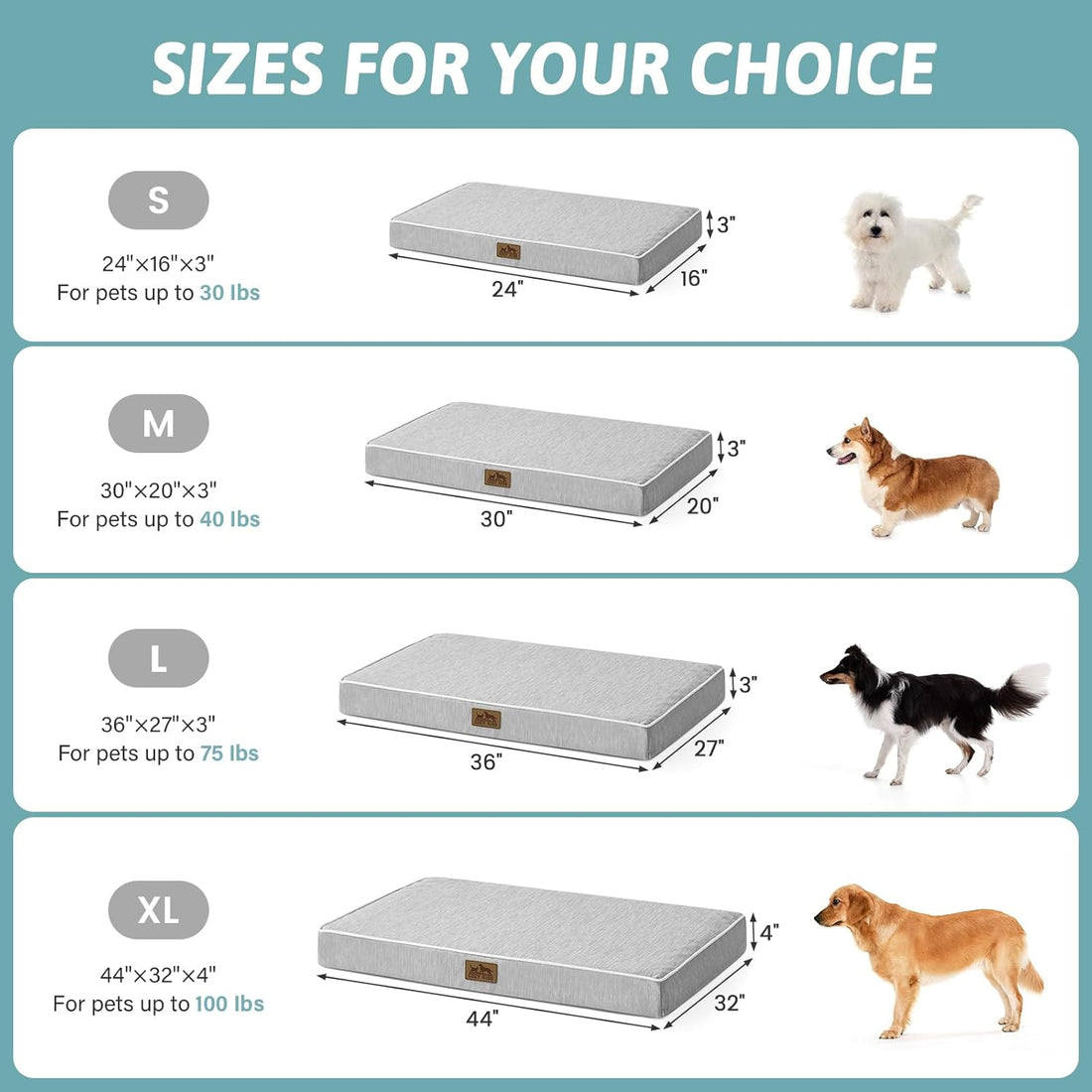 COZY KISS Cooling Dog Bed for Crate