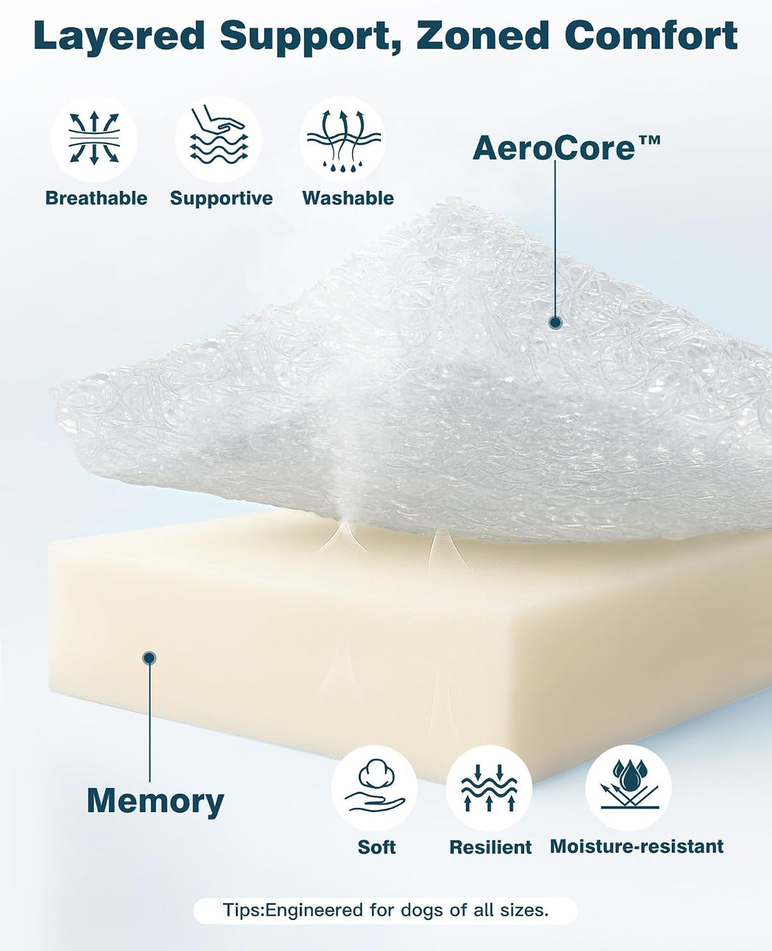 Orthopedic Memory Foam Dog Sofa Bed, Foldable Pet Couch Bed