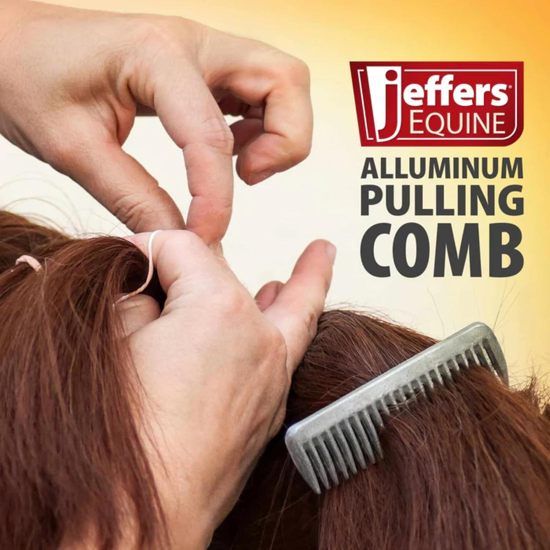 Jeffers Equine Aluminum Pulling Comb