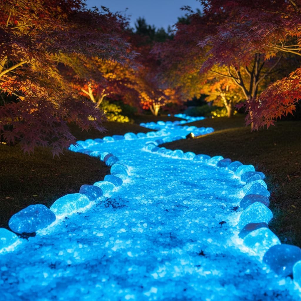 Shiny Stone Glow in The Dark Aquarium Gravel Sand