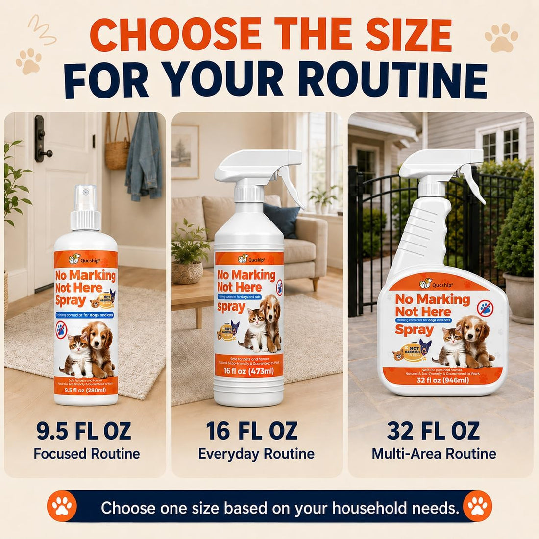 Dog House Training Spray for Repeat Accident Areas, 32 Fl Oz