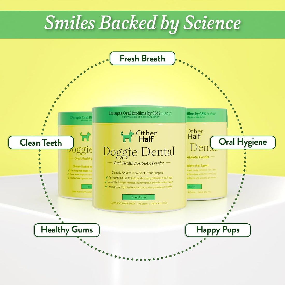 OTHER HALF Doggie Dental Supplement Powder