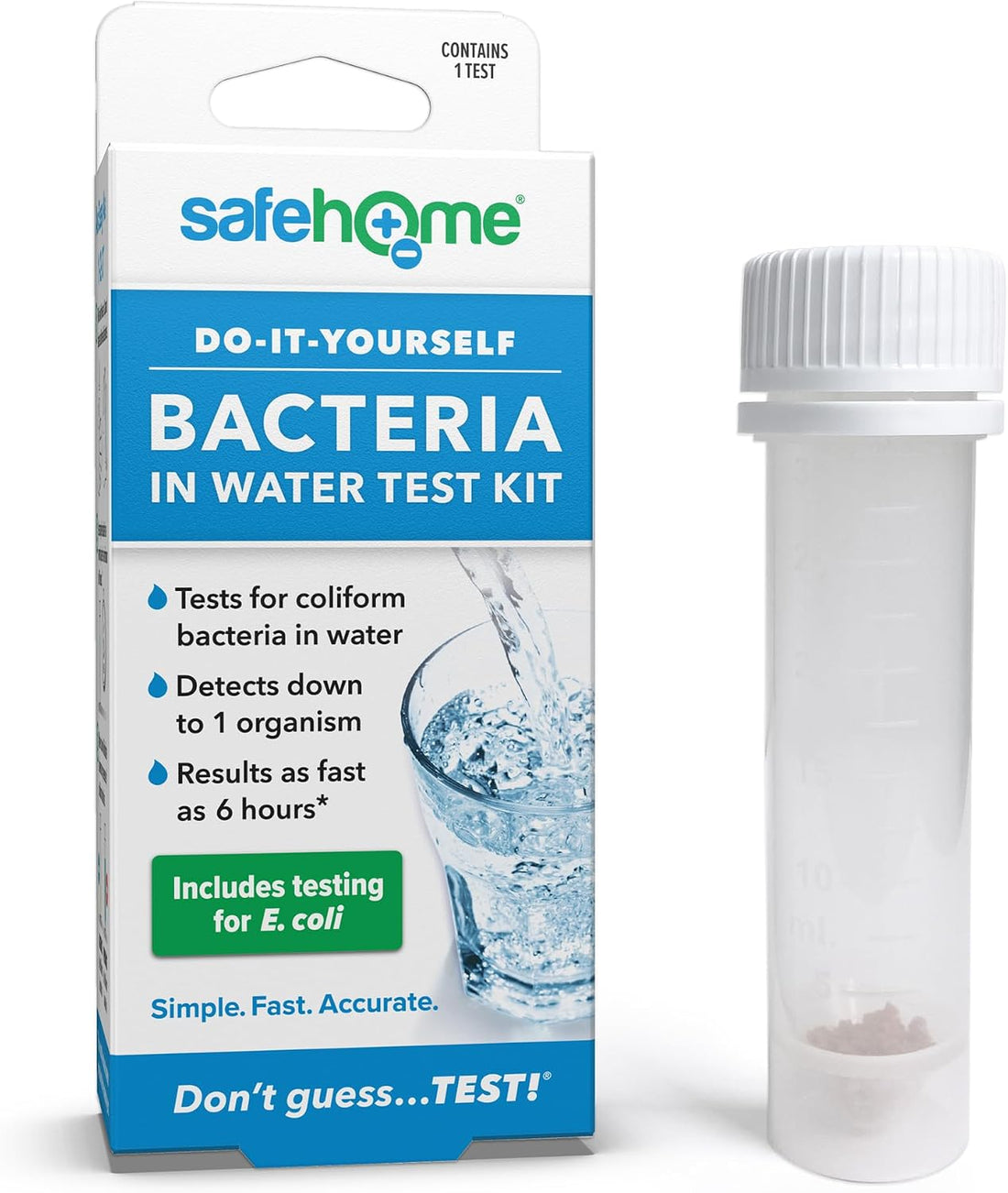 Safe Home DIY Bacteria in Water Test Kit (2 Pack)