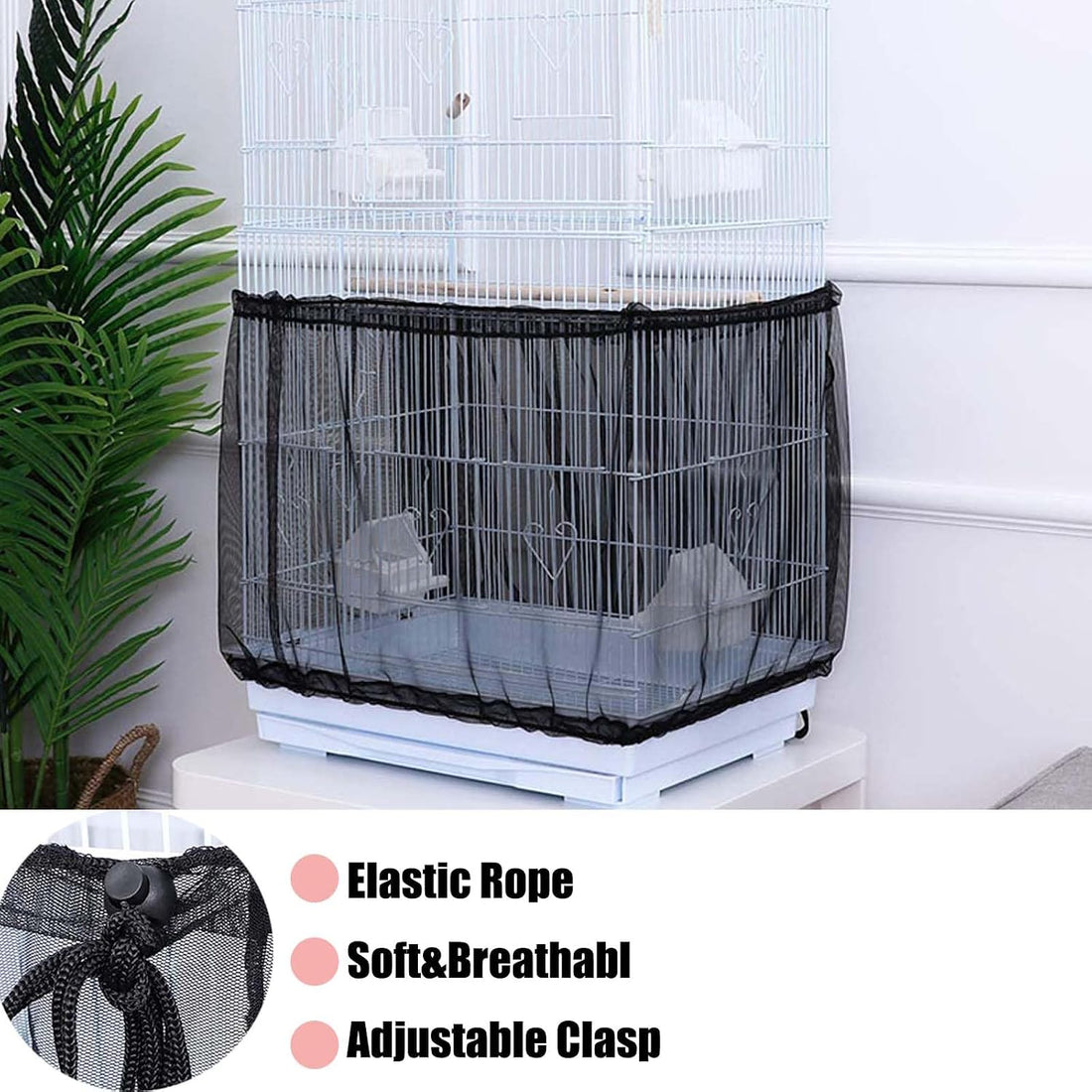 Bird Cage Seed Catcher, Large Bird Cage Cover