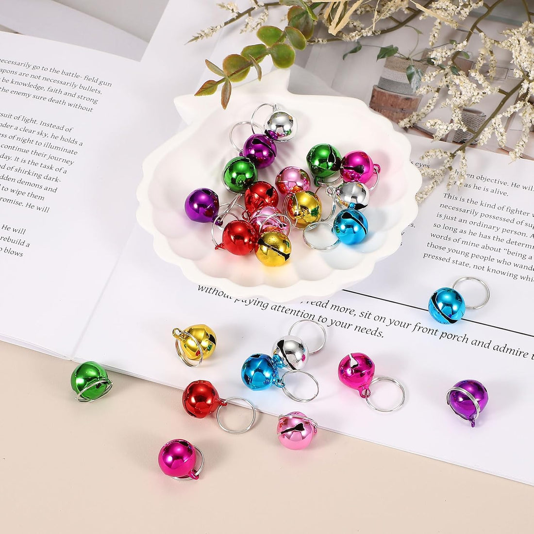 PATIKIL 12 PCS Dog Bell, Mini Cat Bell Small Pet Collar Bells