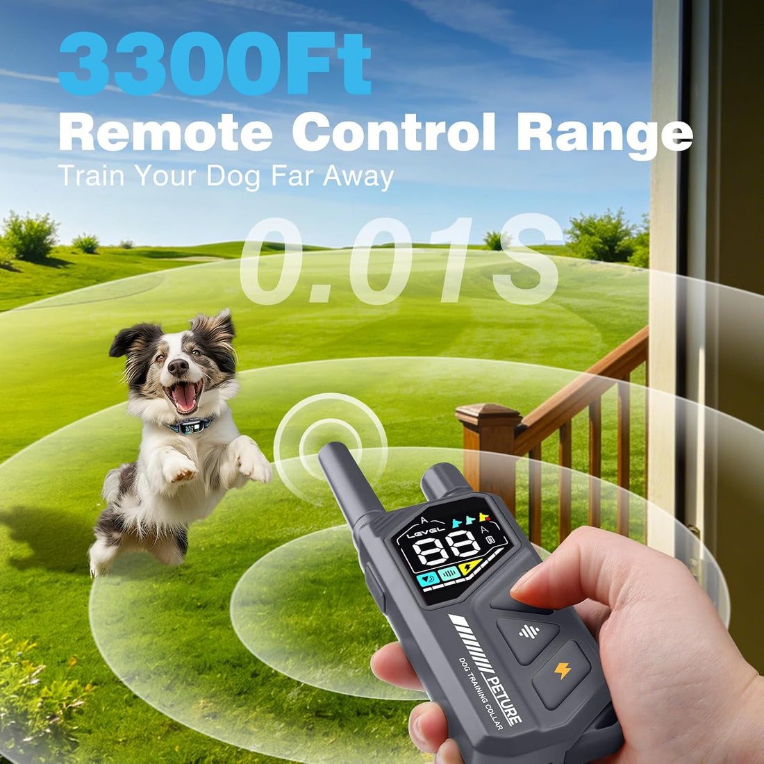 2 in 1 Shock Collar for Dogs 7-120lbs