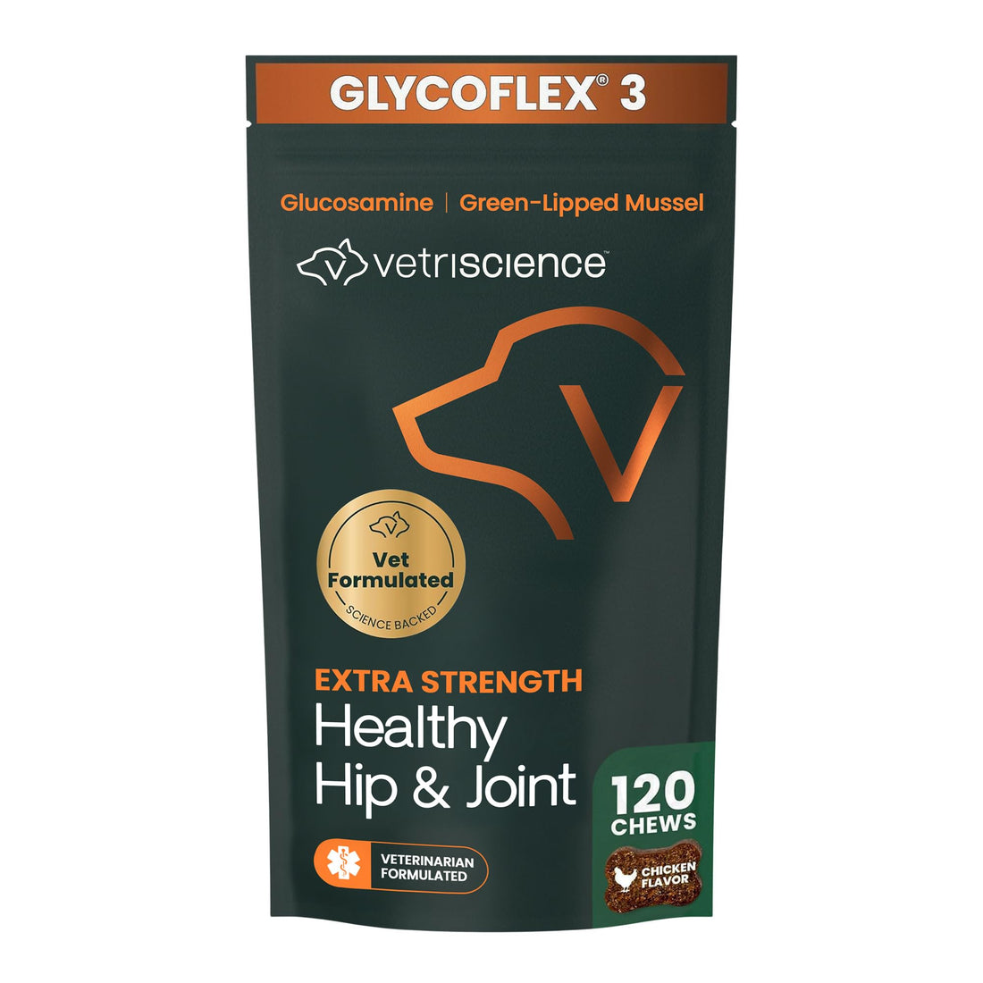 VetriScience Extra Strength Hip & Joint Supplement for Dogs