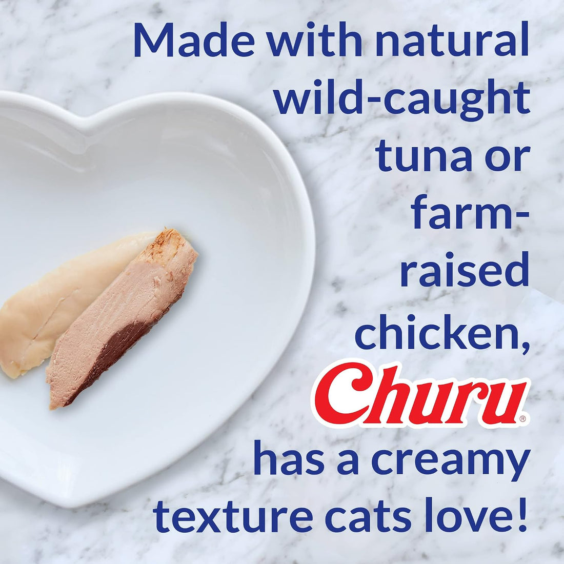 INABA Churu Lickable Purée Natural Cat Treats - Tuna Recipe