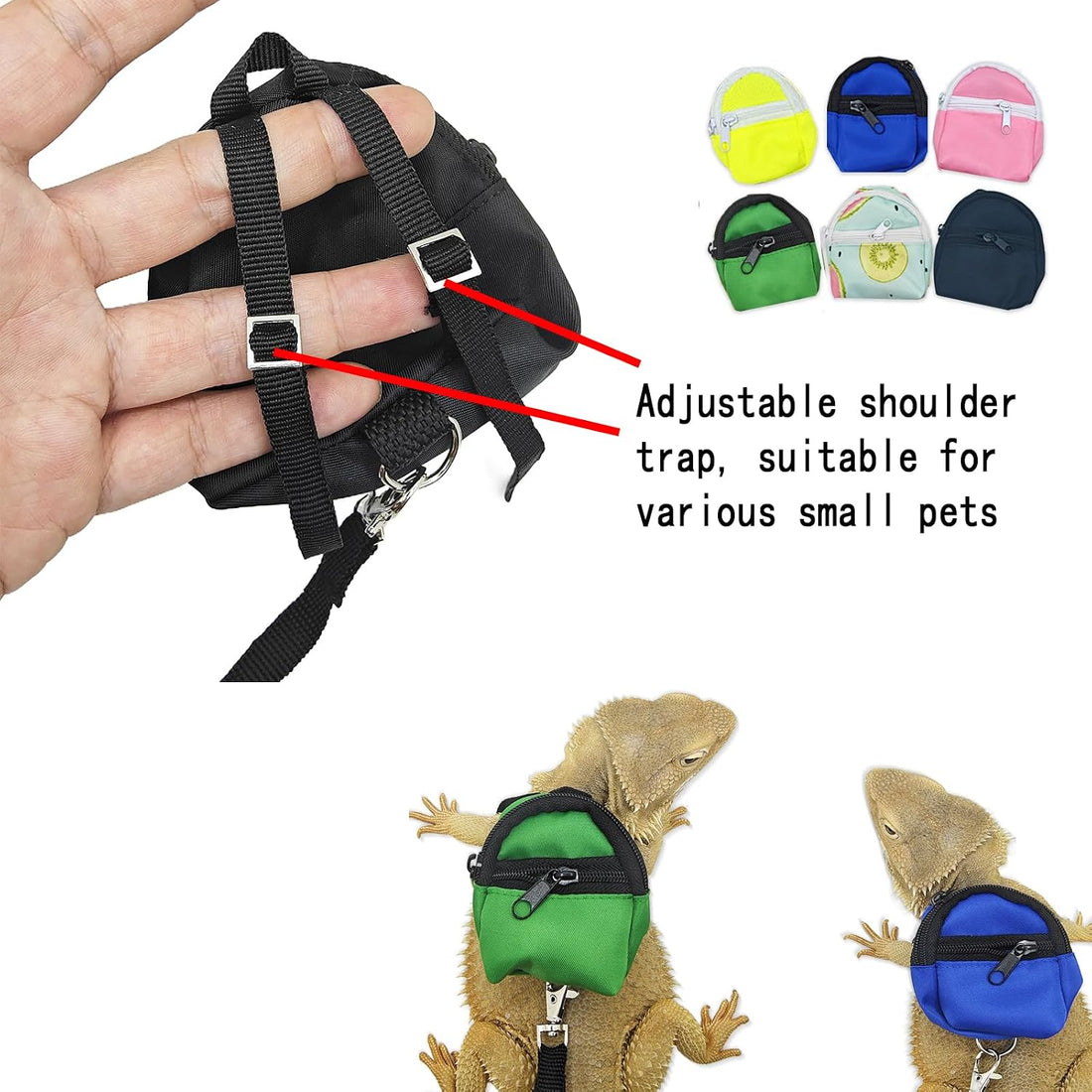 Bearded Dragon Backpack Carrier,Reptile Portable Backpack Carrier