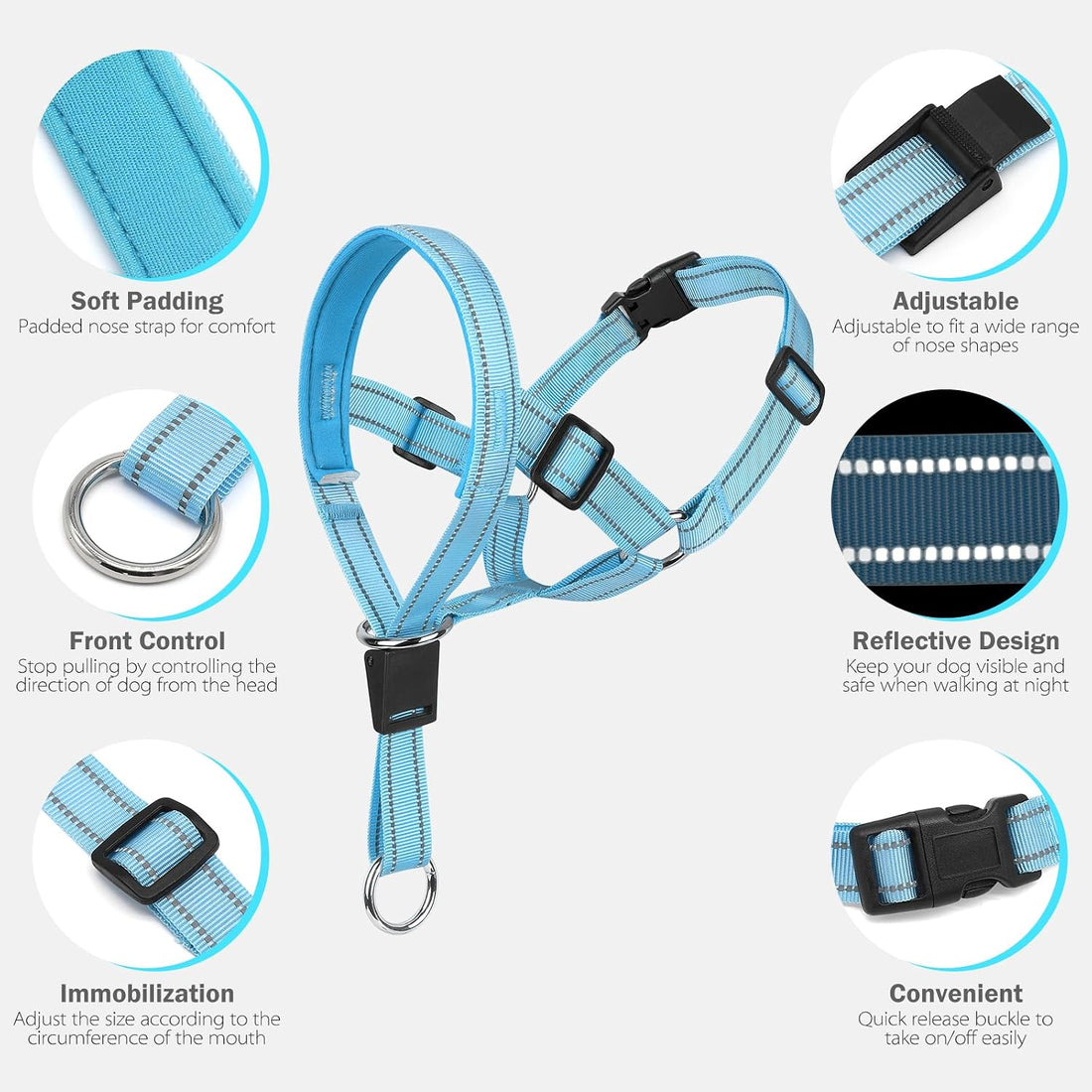 Weesiber No-Pull Dog Head Collar