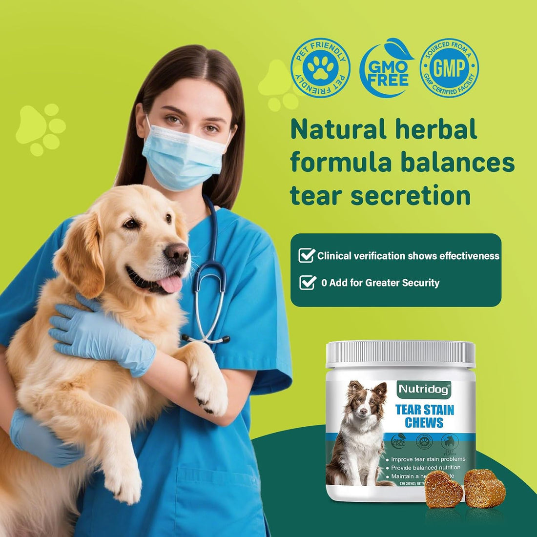 Tear Stain Chews for Dogs - Dog Tear Stain Remover