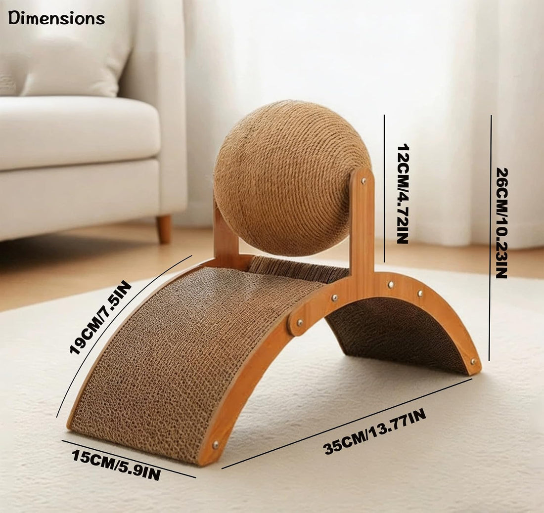 2-in-1 Rabbit Scratching Toy