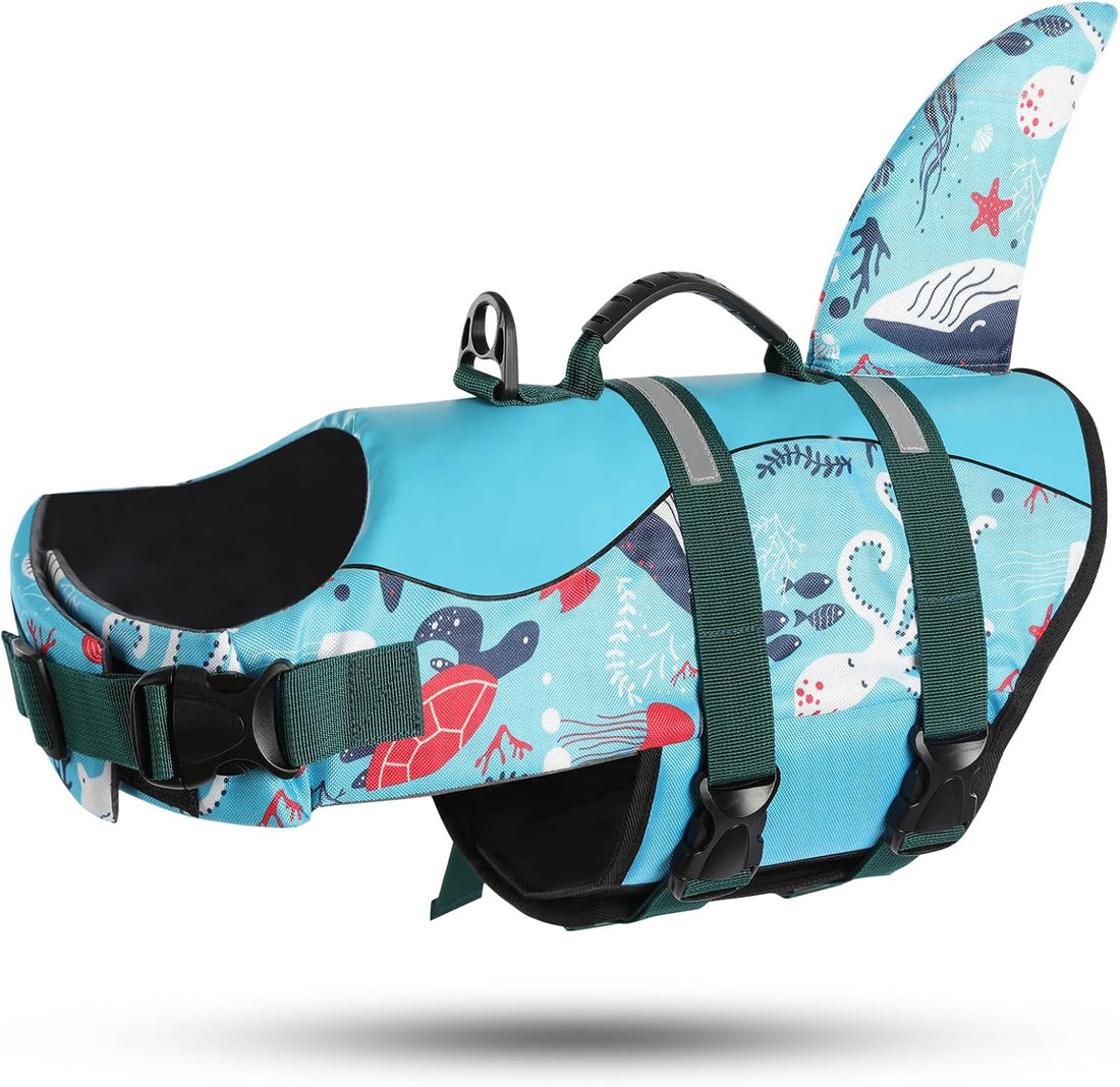ASENKU Dog Life Jacket - Pet Safety Vest for Swimming & Boating