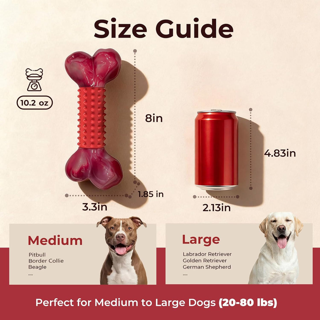 Apasiri Tough Dog Toys for Aggressive Chewers