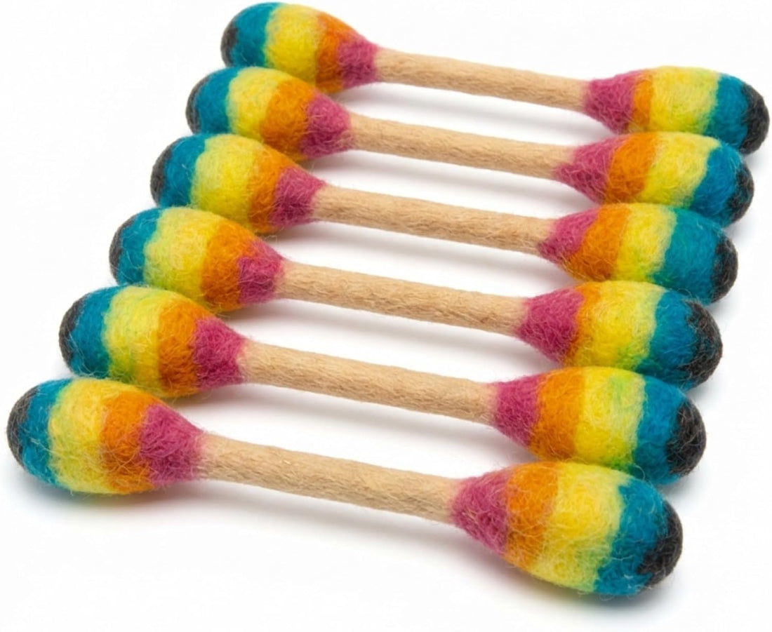 Glaciart One XXL Swabs Cat Toys with Catnip - 2 Pk | Durable for Chew