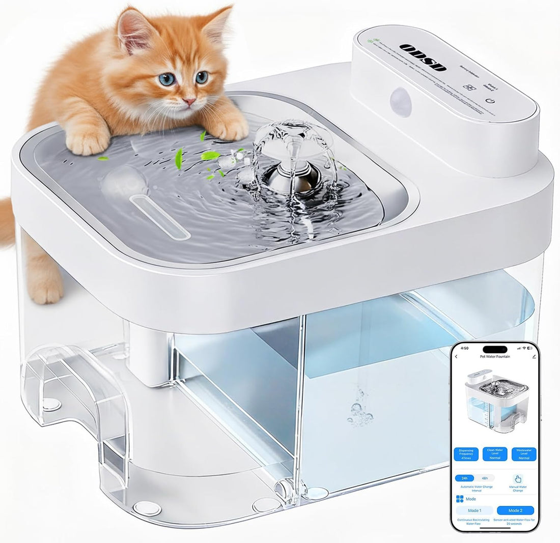 ODSD Filterless Cat Water Fountain