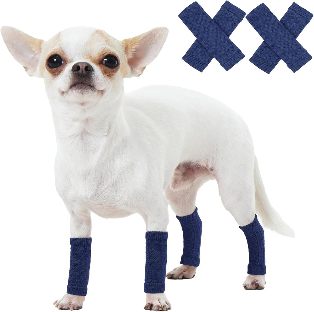 ROZKITCH 4 PCS Dog Arm Sleeve to Help Reducing Licking Scratching