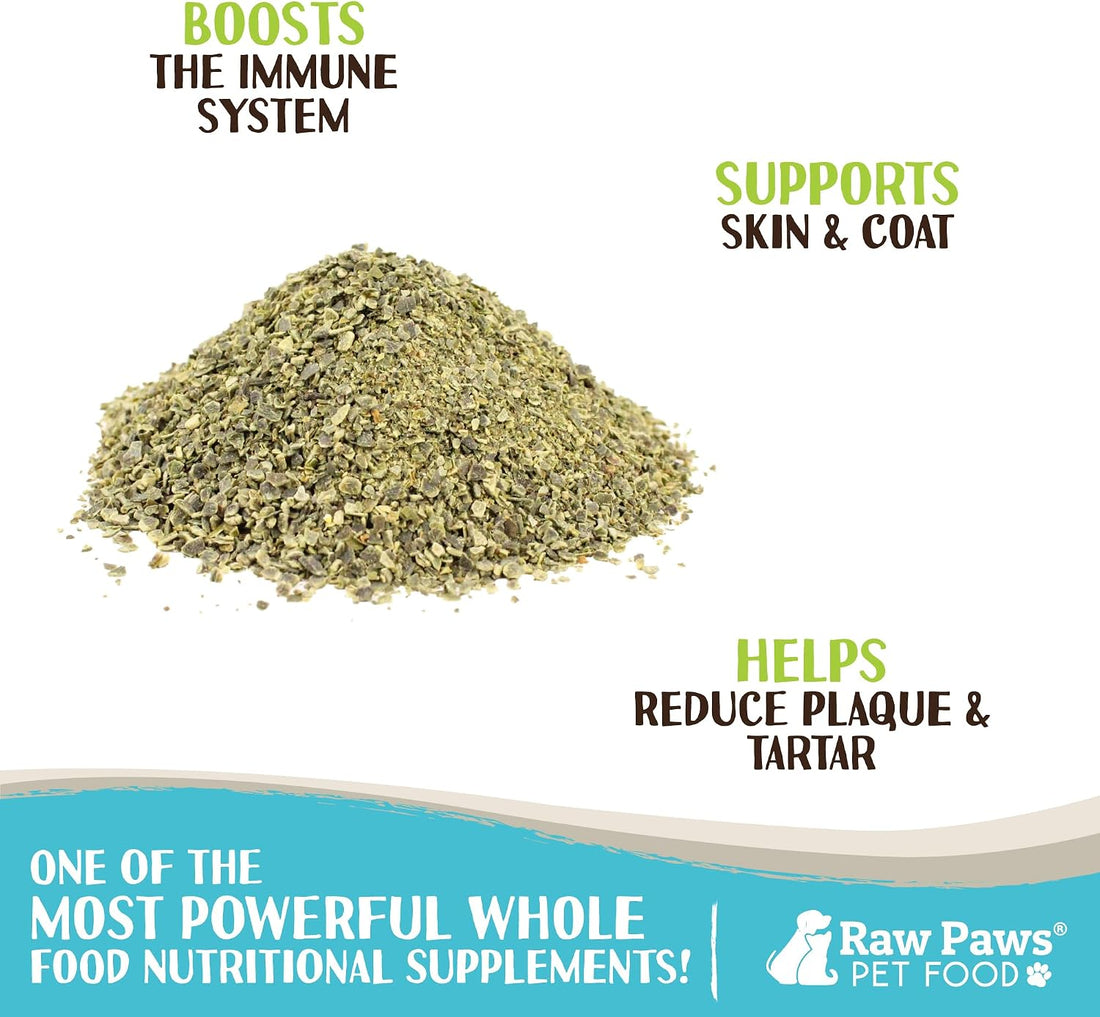Raw Paws Organic Kelp Powder for Dogs & Cats - Supports Thyroid