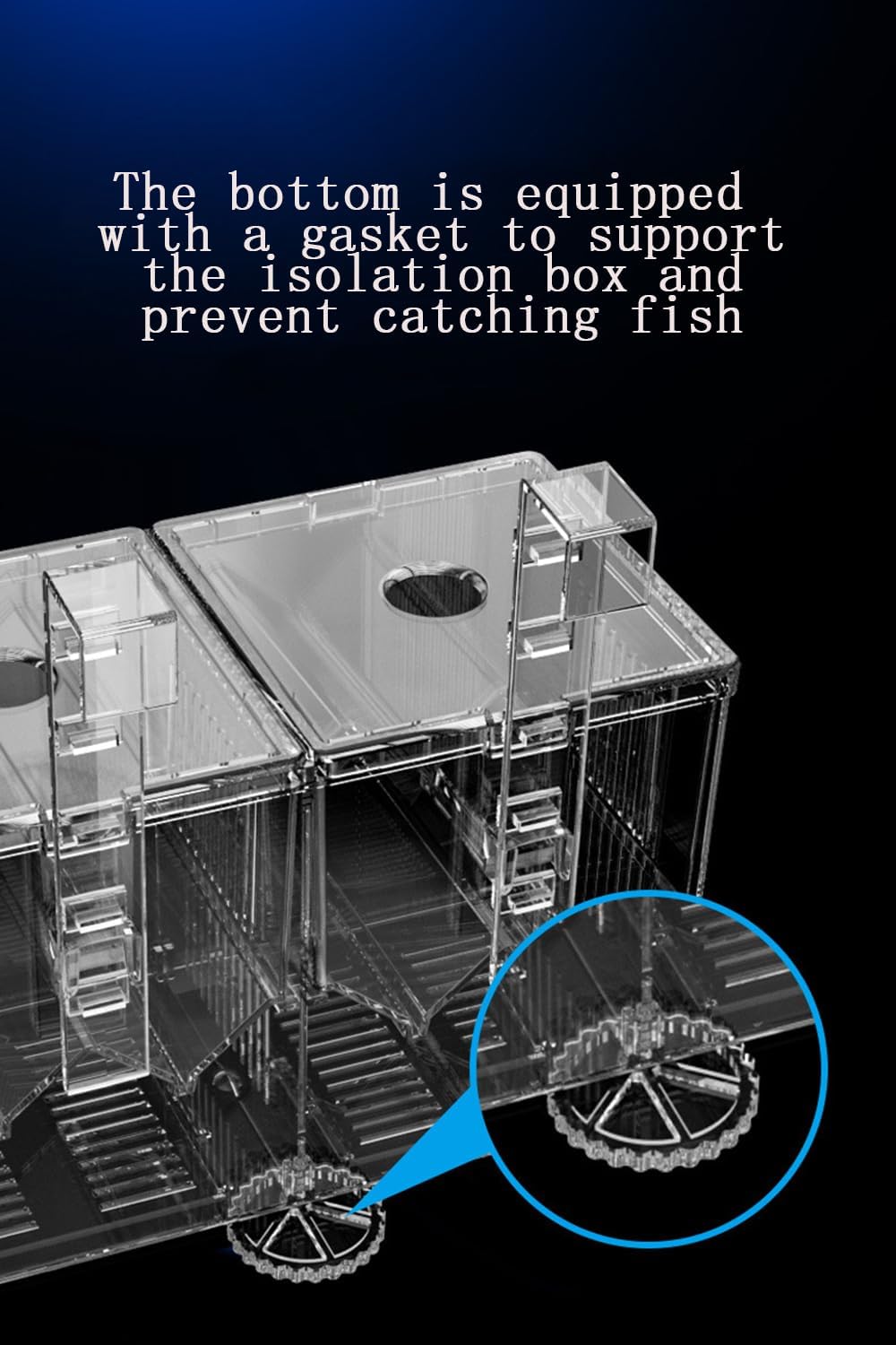 Aquarium Breeder Box, Isolation Hatchery for Small Fish Fry Hatchery