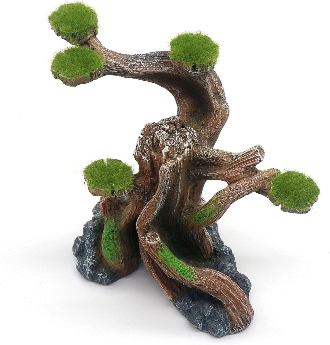 relaqcc Reptile Decor Aquarium Decorations Artificial Moss Resin Fish