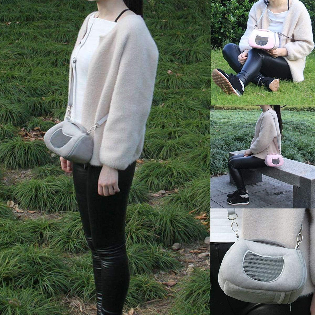 Litewoo Hamster Travel Carrier Portable Bag with Adjustable Strap
