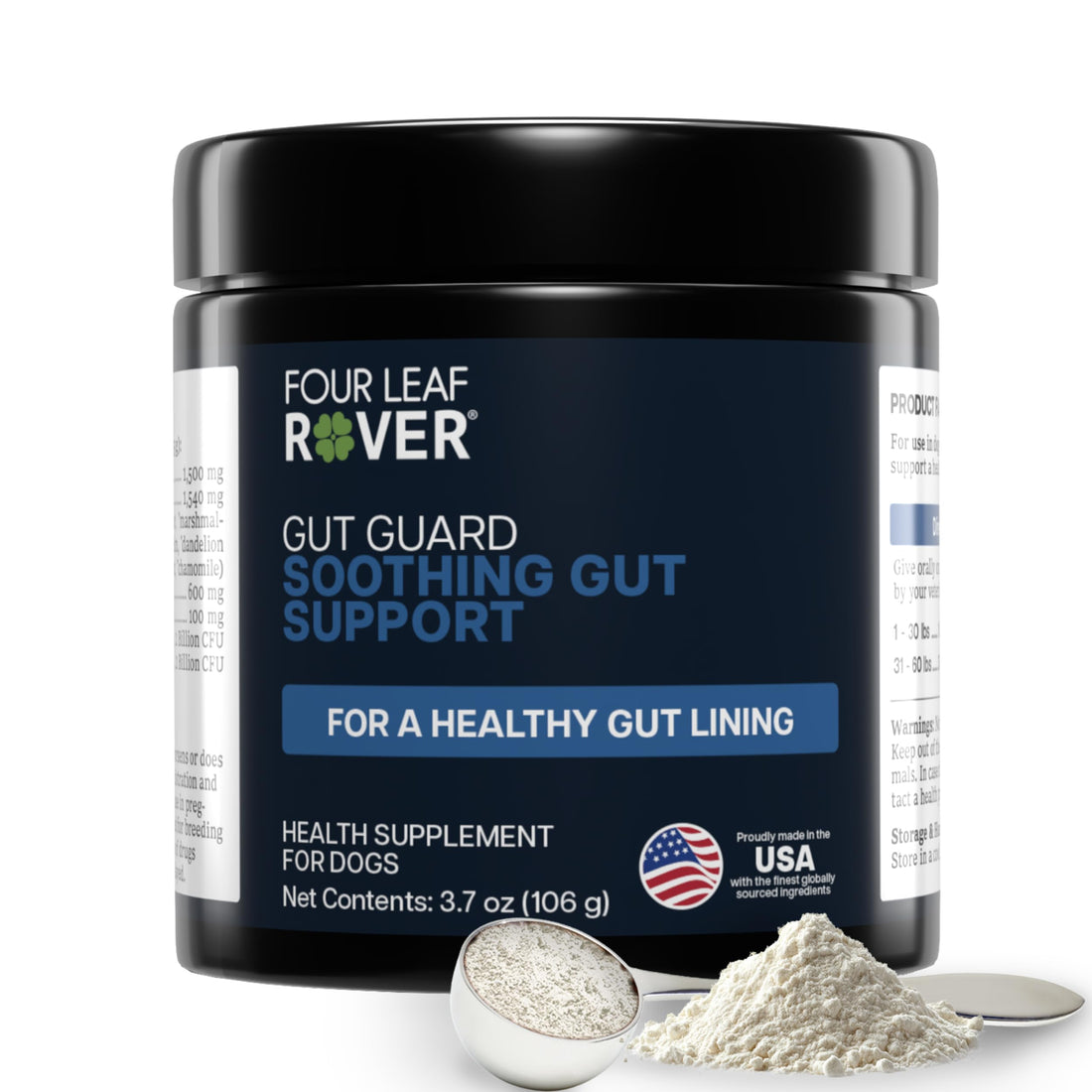 Four Leaf Rover Gut Guard - Dog Probiotics, Prebiotics