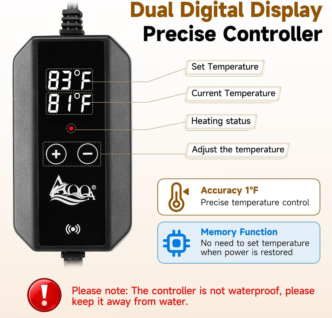 AQQA Ceramic Aquarium Heater 500W