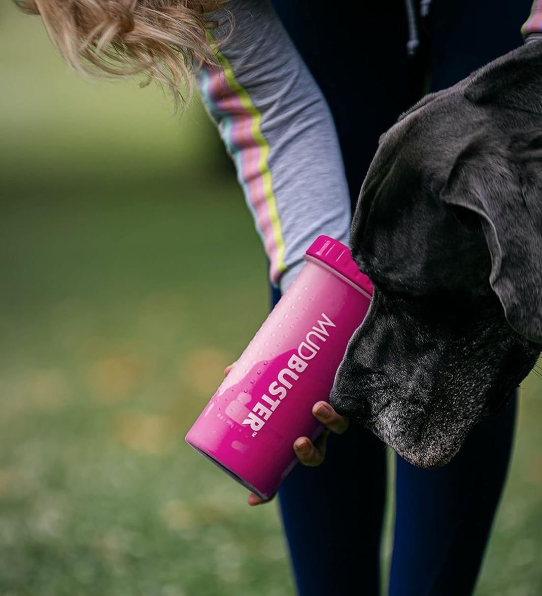Dexas MudBuster Large Dog Paw Cleaner, Fuchsia