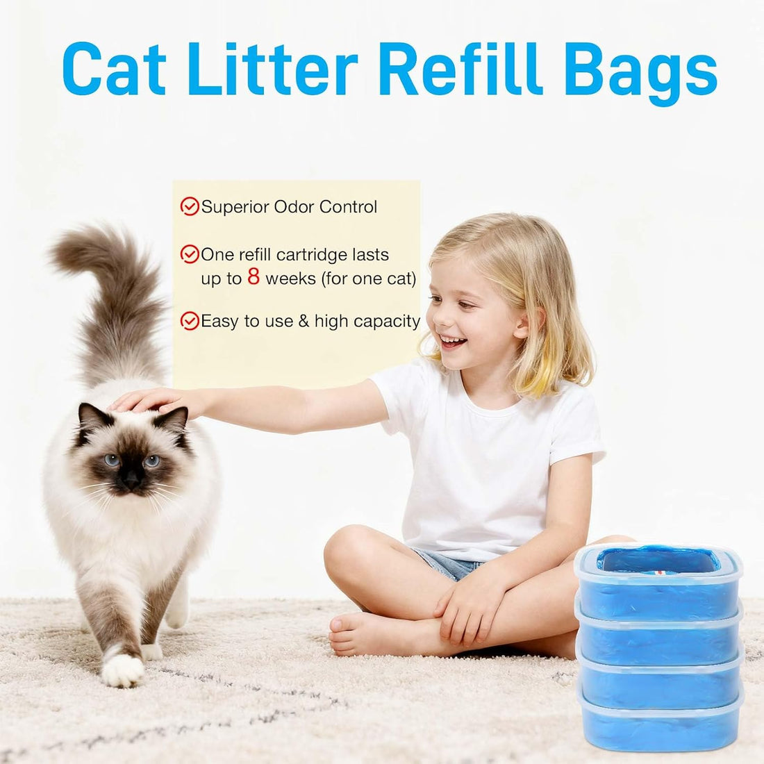 Cat Litter Refill Bags Ultimate Odor Control Cat Litter Bags