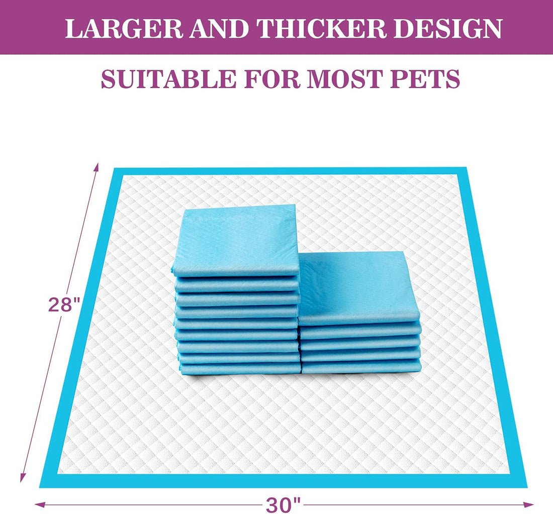 IMMCUTE Large Dog Pee Pads 28"x30"-50 Count