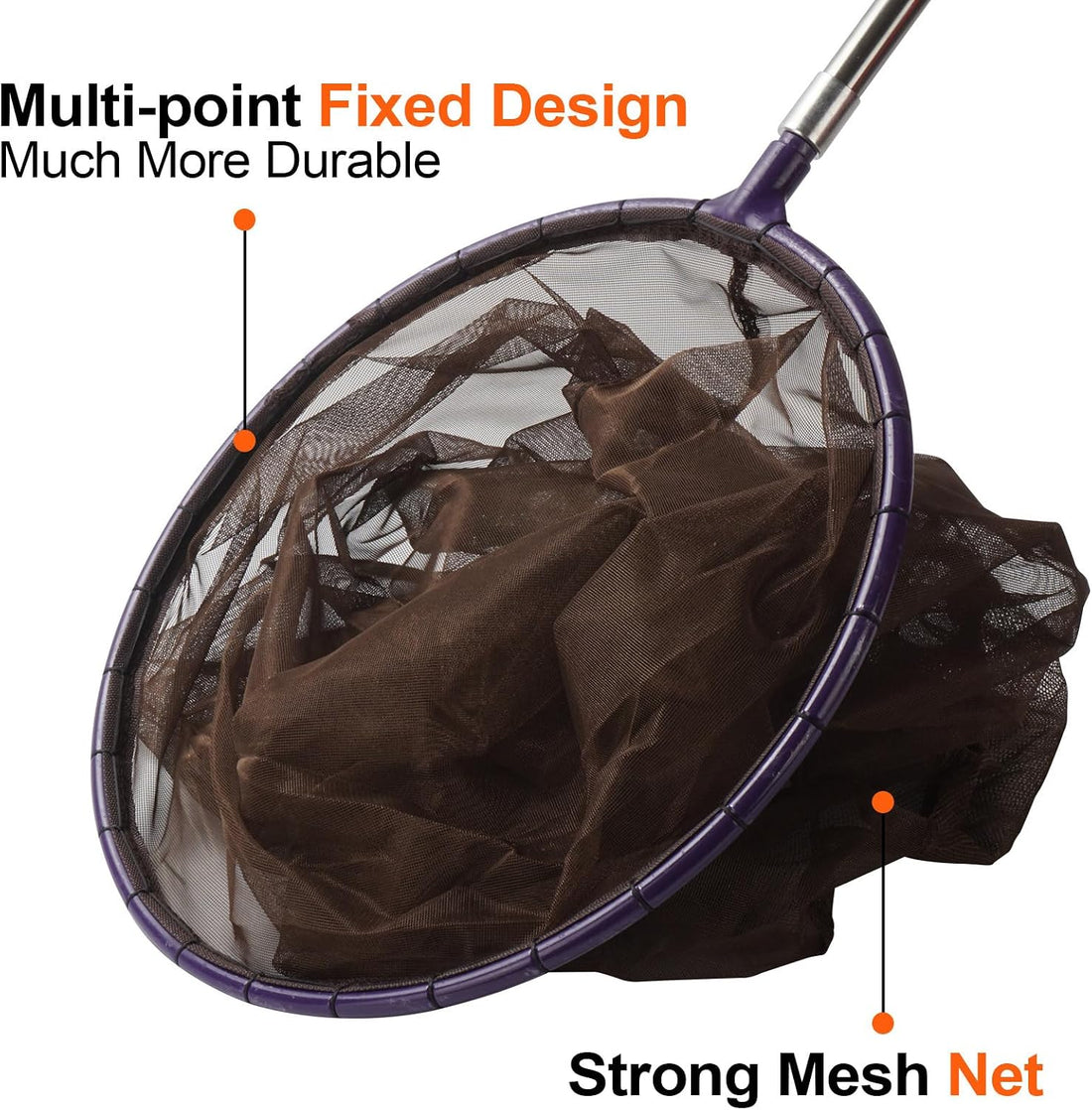 Yorikyas Snake Catcher Net Telescopic Pole