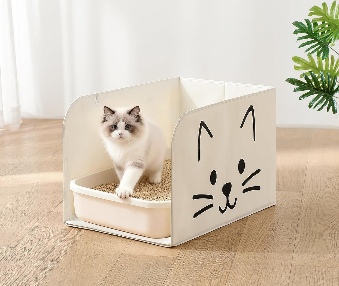 Qozary Cat Litter Box Enclosure