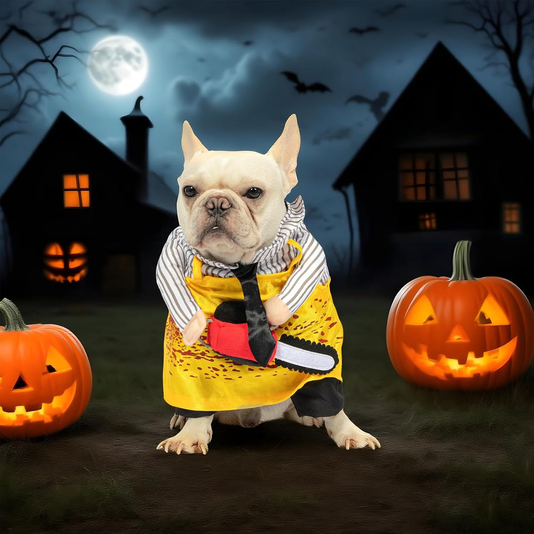 NACOCO Halloween Dog Chainsaw Costume