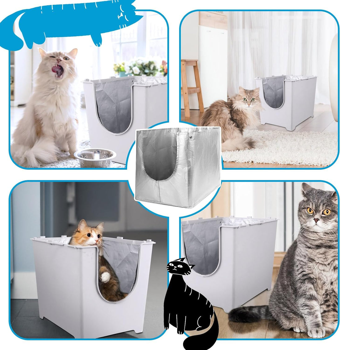 Liner F Compatible with Modkat Flip Litter Box