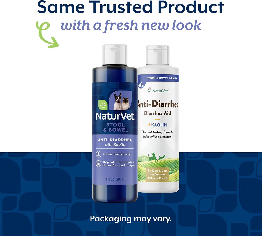 NaturVet Anti-Diarrhea Liquid Pet Supplement Plus Kaolin