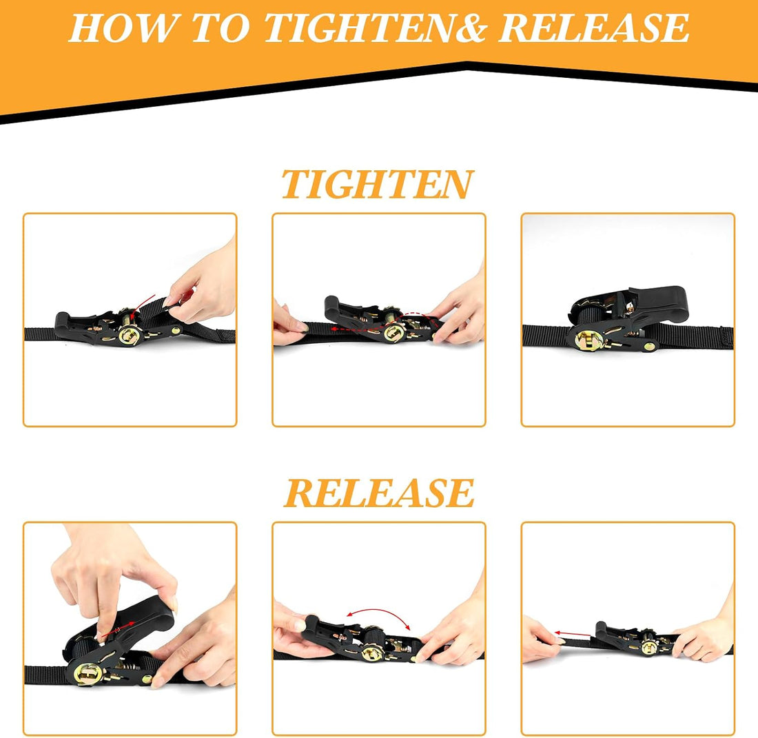SKIPWALL Truck Bed Dog Tether for Two Dogs,Ratchet Tightening